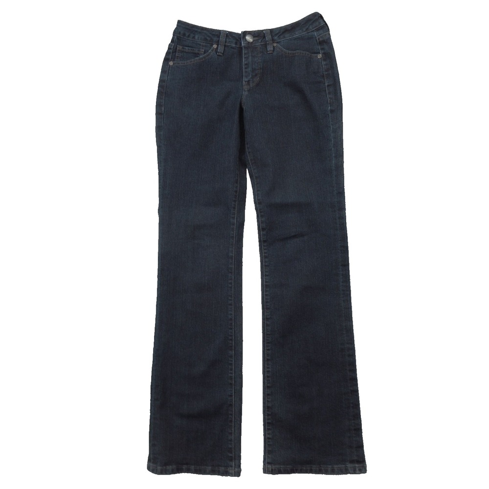 Jag Jeans Womens Jeans Size 4 Blue Dark Wash Low Rise Boot Leg Stretch Classic